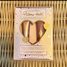 Charlotte Tilbury Pillow Talk Iconic Blush & Glow Kit liquid blush highlighter