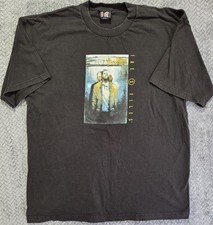 Vintage The X Files T-Shirt Trust No One Deep Throat Size XL Black 2001 Giant