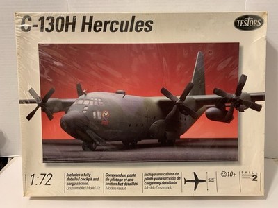 1994 Testors Lockheed C-130H Hercules 1/72 Kit 665 SEALED Skill Level 2