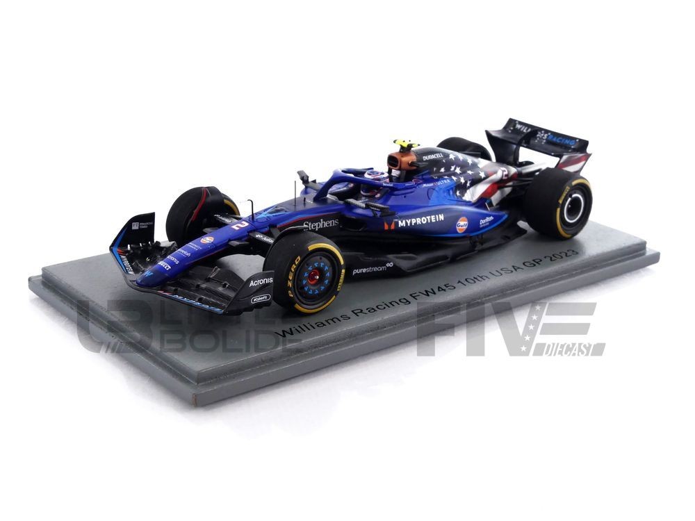 1/18 スパーク ウィリアムズFW45 L.サージェント SPARK 1/43 - WILLIAMS FW45 - USA GP 2023 (L. SARGEANT) S8918