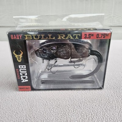 Triton Mike Bucca Baby Bull Rat Wake Bait 3.5'' 3/4oz River Rat Fishing