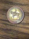1973 ROYAL CANADIAN MOUNTED POLICE CENTENNIAL SILVER DOLLAR ! Unc Rainbow Tones