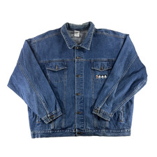 Vintage 2000 The Disney Store Jean Jacket Men's XXL Denim Embroidered Micky