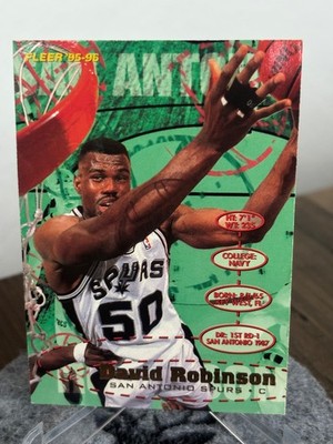   David Robinson 1995-96 Fleer Basketball San Antonio Spurs #173