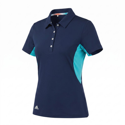 Adidas Damen Poloshirt Small Navy Blau Climacool UPF50 Zonal Cooling