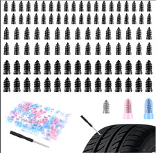 100Pcs Tire Repair Screws Kit Rubber Nails Tyre Puncture Repair with Screwdriver