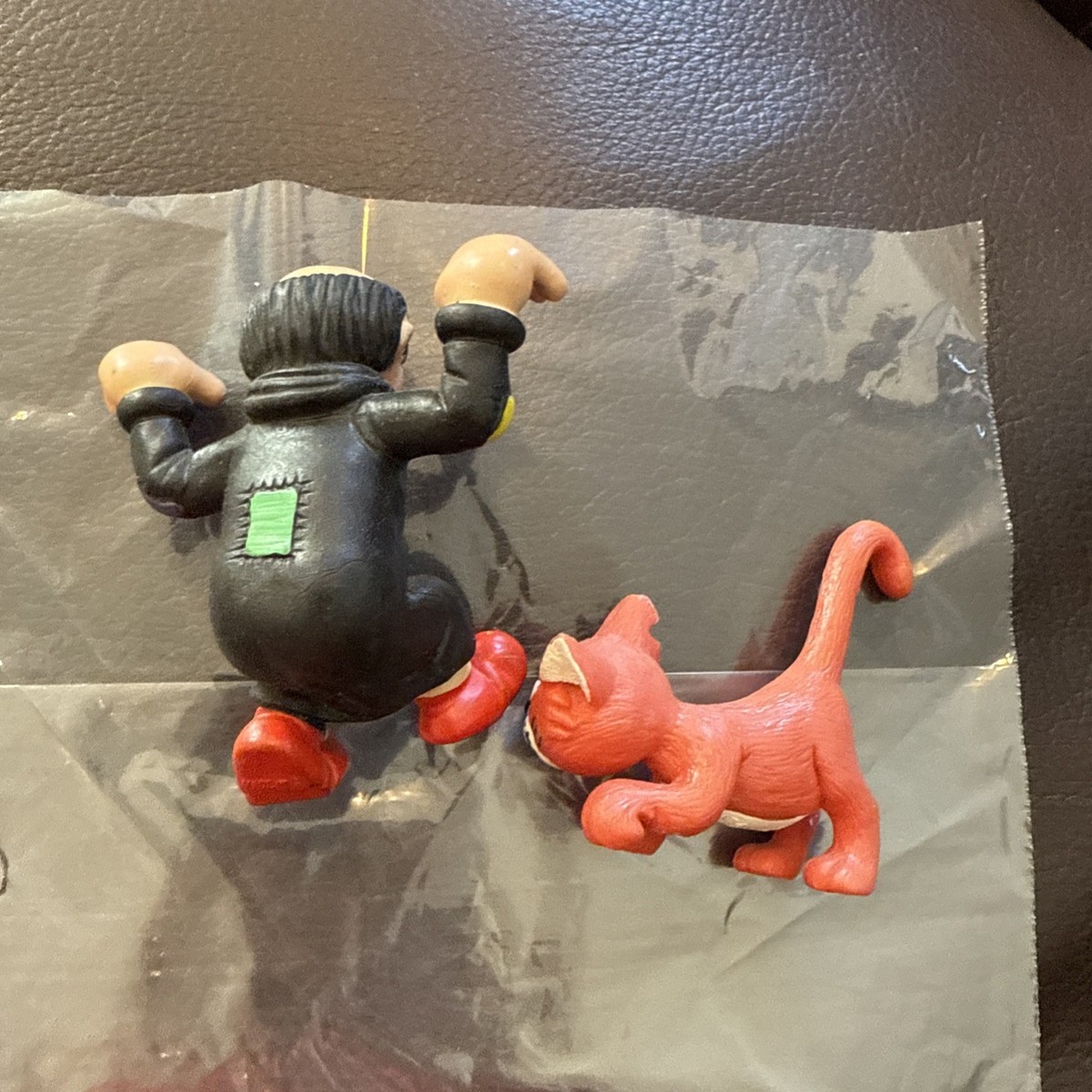 Schleich Smurfs Prowling Gargamel (1993) Azrael Cat 1991 PVC