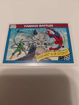 1990 impel marvel universe #93 Spider-Man Vs Dr. Octopus