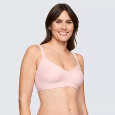 NWT Simply Warner's sz S Pink Underarm Smoothing Wireless Seamless Bra K56