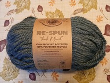 Lion Brand Re-Spun Thick  Quick Yarn - Night Sky - Super Bulky 223yd 12oz