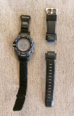 Casio Pro Trek Outdoorsman Watch Men 52mm Black 3415 PRG-270