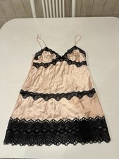 New Victorias secret pink lacey chemise medium slip lingerie sleep dress, NWT