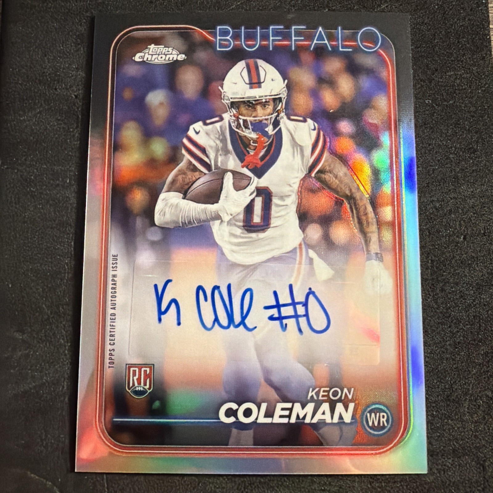 2024 Topps Chrome #RA-KCO Keon Coleman Rookie Autographs