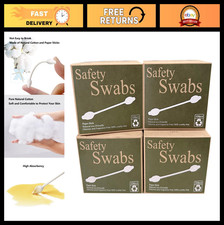 432pcs Safety Cotton Swabs with Large Tips - Baby Cotton Buds, Soft  Gentle