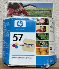HP 57 Tri Color Printer Ink Cartridge Unopened Expired Box Jan 2006