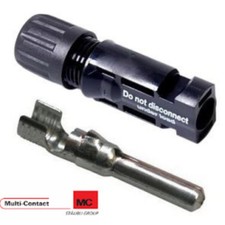 MULTI-CONTACT 32.0017P0001-UR #10AWG Male MC4 Solar Connector