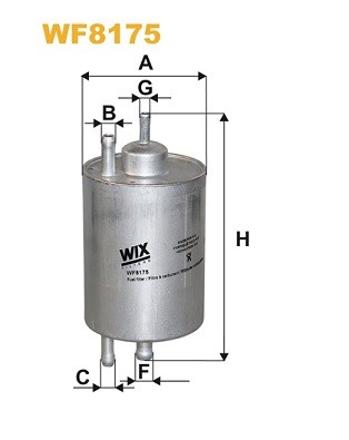Fuel Filter fits MERCEDES E430 S210, W210 4.3 97 to 03 M113.940 Wix 0024773001 - Picture 2 of 2