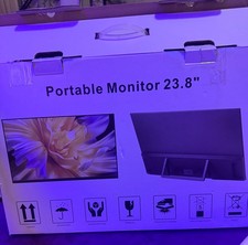 Lrtzcbi Portable Monitor 23.8in 16:9 Portable Touchscreen NEW