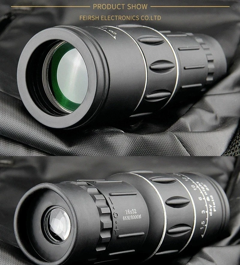 16x52 Monocular Dual Focus Optics Zoom Telescope for Birds Watching / Wildlife - Image 2 of 4