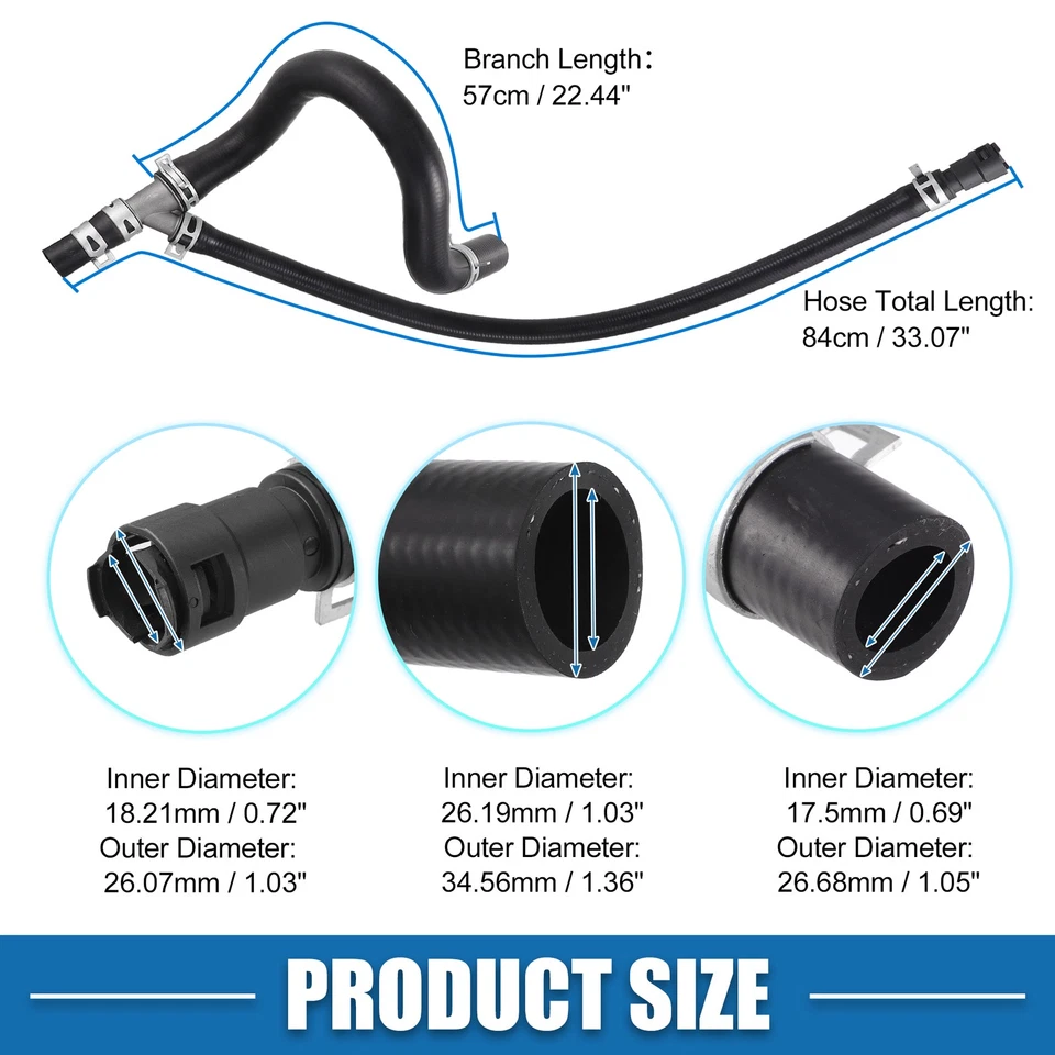 Paquete (1) Conjunto de manguera de calefacción de motor 15792822 para Chevrolet Suburban 1500 2000-06 Foto 4 de 4