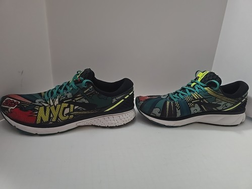 BROOKS NYC Marathon Pop Art Ghost 11 Edizione Limitata Uomo Taglia 12. #S9 - Foto 5 di 8
