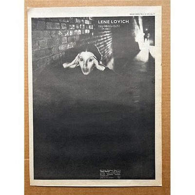 LENE LOVICH STATELESS (C) POSTER SIZED original music press advert from 1979 - t