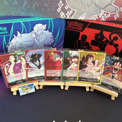 One Piece Karte SET 6 LEADER OP10 NEU DE