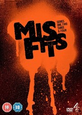 MISFITS SERIES 1 - 4 - 9-DVD BOX SET  MIS FITS: SERIES ONE, TWO, THREE  F...