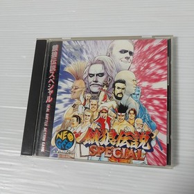 NEO GEO CD Front Loading Japanese Console SNK #022812 with 2 controllers 1 game