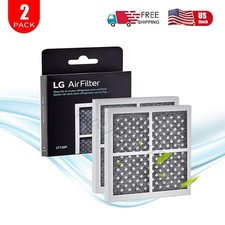 New LG LT120F ADQ73214404 Fresh Air Replacement Refrigerator Air Filter, 2 PACK
