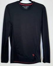 ClimateSmart Mens Base Layer Shirt Small Black FarInfrared Thermal Stretch