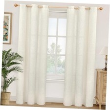 84 Inches Length Curtains for Living Room 2 42"W x 84"L Pack of 2 Linen