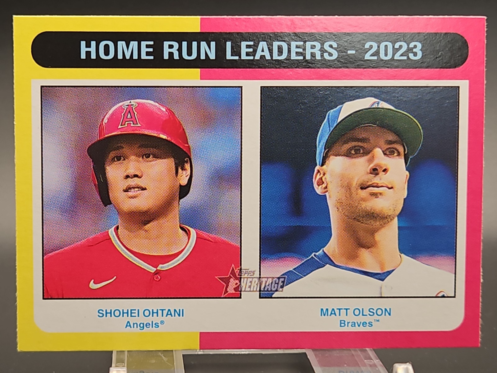 2024 Topps Heritage Home Run Leaders Shohei Ohtani - Matt Olson #307