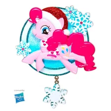 MLP Pinkie Pie w/Snowflake  Personalized Christmas Tree Ornament