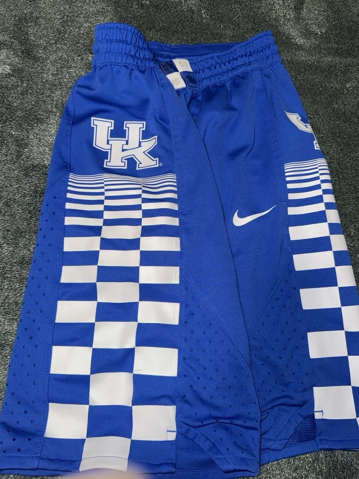 Kentucky Wildcats Shorts Mens Small Nike Blue Basketball Dri-Fit NCAA - Image 4 of 4