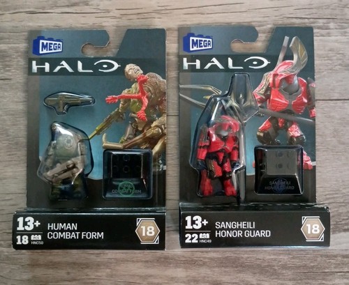 Mega Construx Halo Series 18 SANGHEILI HONOR GUARD + HUMAN COMBAT FORM FLOOD SET - Picture 1 of 2