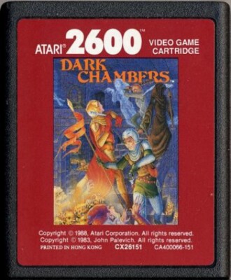 Atari 2600 Spiel - Dark Chambers #Redlabel Modul