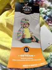 Infant OSTRICH Bird Halloween Costume 0-6 Months Pullover Warm NEW Hyde Eek
