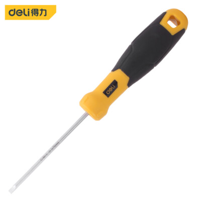 deli Multifunctional Slotted Screwdriver Repairing Opening Non-slip Handle Tool