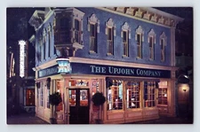 Postcard California Anaheim CA Disneyland Upjohn Main Street 1960s Unposted