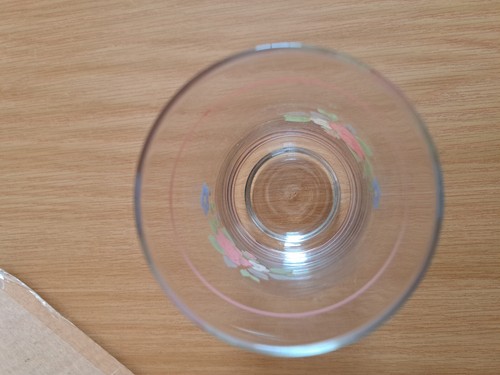 Set Of 3 Pfaltzgraff Libby 16 Oz Glasses Tea Rose VGC Flowers 5 3/4" Tall Drink - Picture 12 of 19