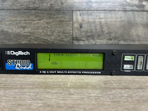 Digitech Studio Quad 4 In 4 Out Multi-Effects Processor w/ Power Supply #1236 - Picture 3 of 18