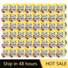 50PCS BR-2/3AGCT4A 4400mAh PLC Lithium Battery for Fanuc System with Brown Plug