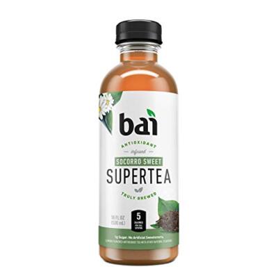 Bai Iced Tea Socorro Sweet Antioxidant Infused Supertea 18 Fluid Ounce Bottle