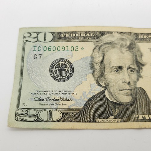2006 Twenty Dollar $20 Bill Federal Reserve Star Note Chicago Paper Money - Picture 2 of 7