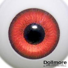 Acrylic Eyes Life Like Acrylic 18mm Special Colors - Red 18 LDS-04