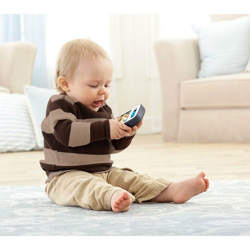 Fisher-Price Laugh & Learn SMART PHONE Toy (Grey) with 30+ Songs & Sounds - Picture 7 of 9