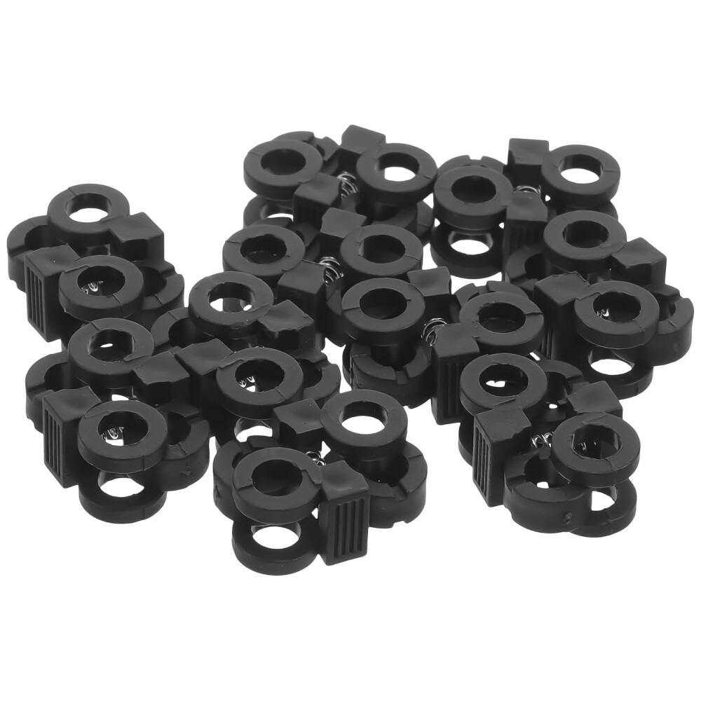 APL 10 Pezzi Porta Fibbie per Lacci Bambino Uomo e Donna Clip Lacci Fibbie