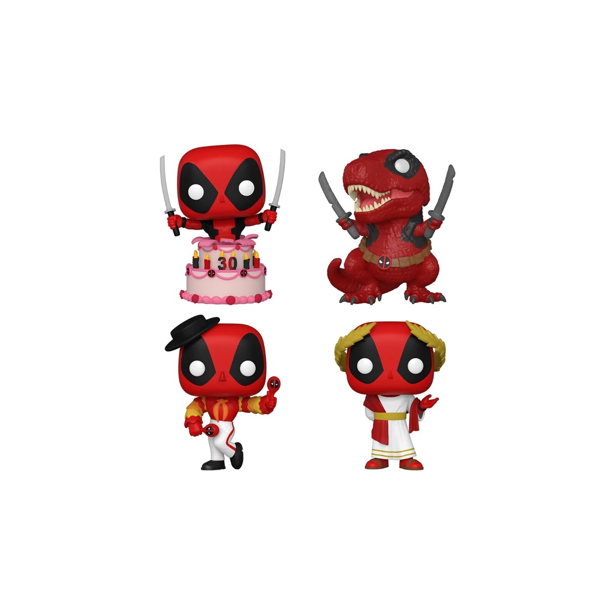 新品 Funko POP! デッドプール コレクション 4体セット NEW FUNKO POP! MARVEL DEADPOOL 30TH ANNIVERSARY, 4 PACK | eBay