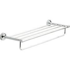 Better Homes & Gardens Bath Chandler 24" Towel Shelf w/ 1 Bar Chrome Finish